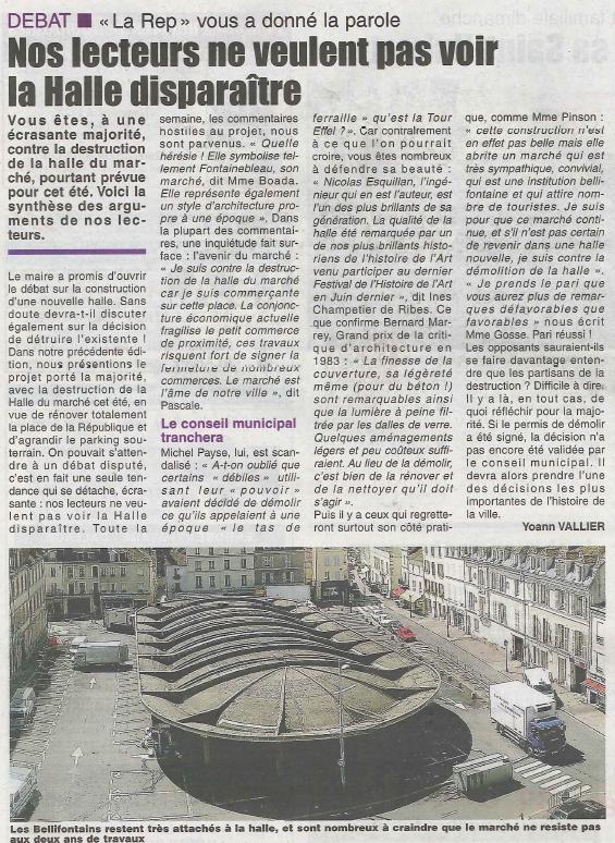 Le Marché avec sa Halle, c’est vit’Halle !