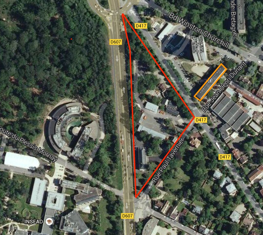 11 392m2 consacrés à du logement, notamment social, en face de l’INSEAD ?