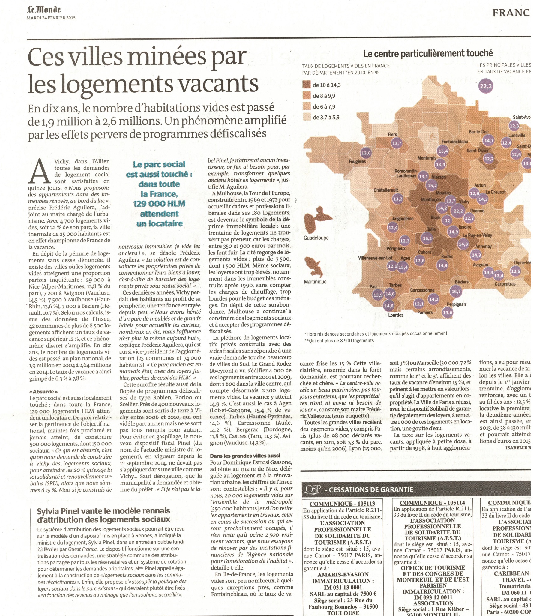 1 600 logements vacants : c’est beaucoup trop ! 1 600 logements vacants : c’est beaucoup trop !