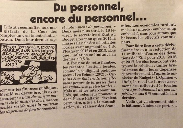 Comptes 2014 : les recommandations de Chambre Régionale des Comptes n’ont pas été suivies Comptes 2014 : les recommandations de Chambre Régionale des Comptes n’ont pas été suivies