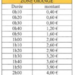 Tarifs surface – 1er juillet 2015