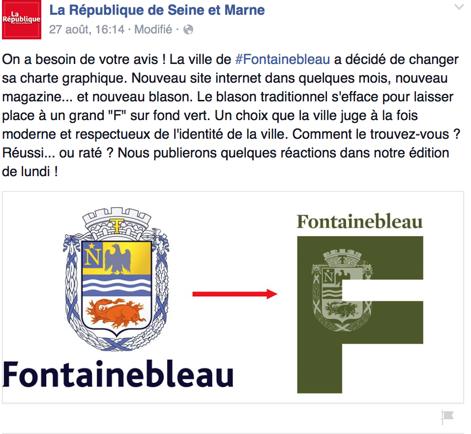 Nouvelle charte graphique : les 26 000€ qui font débat Nouvelle charte graphique : les 26 000€ qui font débat