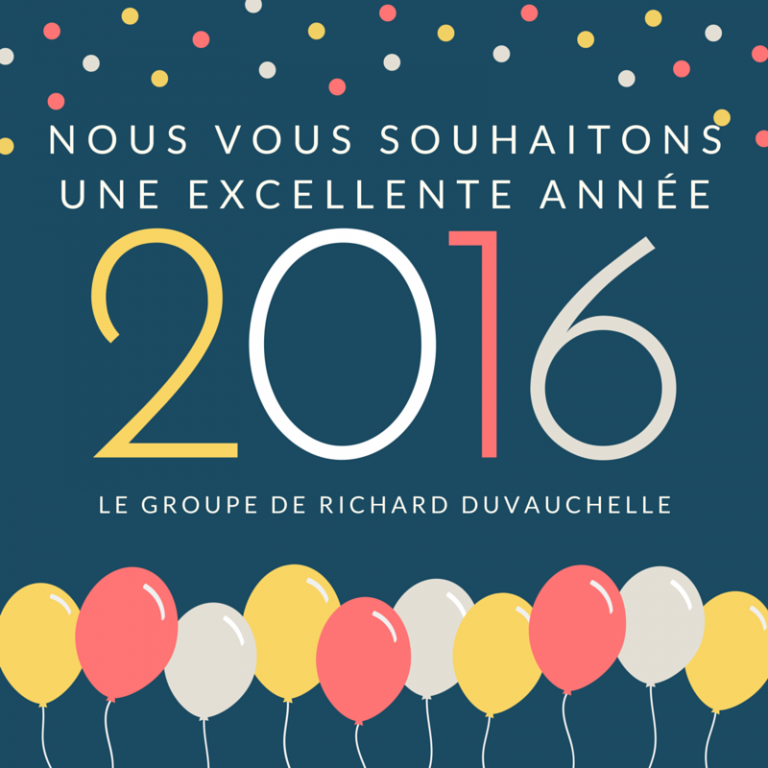 Bonne année 2016 ! Bonne année 2016 !
