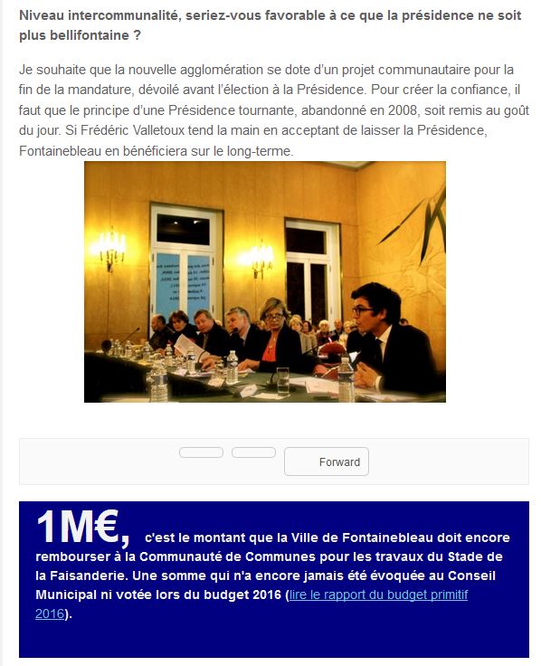 Newsletter du mois de septembre