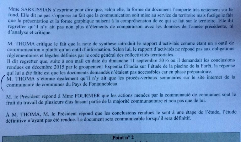 CCPF : Les comptes rendus ne doivent pas réécrire l’histoire mais la retranscrire fidèlement.