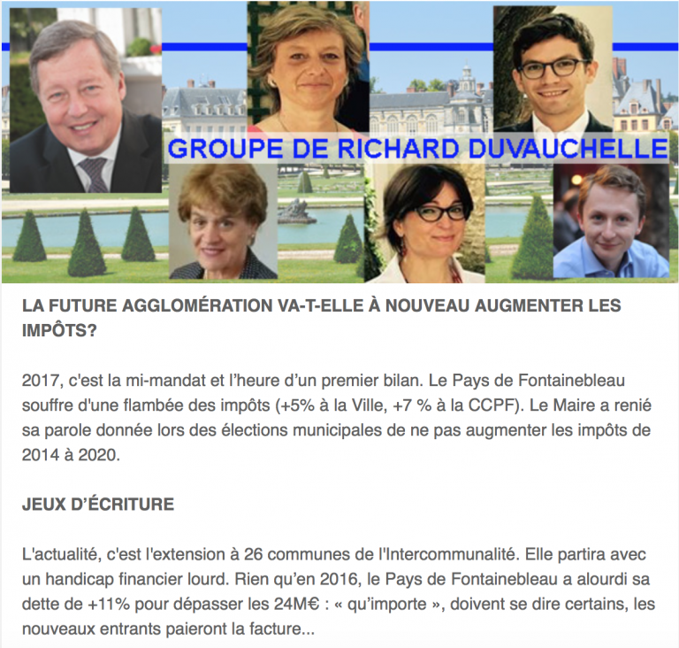 Newsletter du mois de décembre 2016