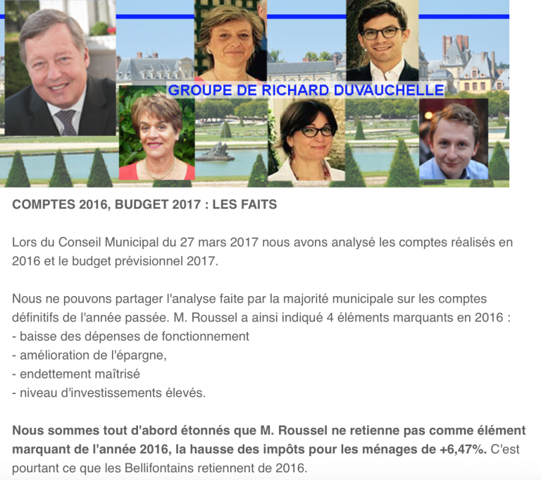 Lettre d’information mars 2017