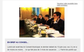 Lettre d’information sept. 2018 : Vélib’, Mercredi à la Faisanderie (vidéo), St Louis, Hippodrome de la Solle, Conseil Municipal…