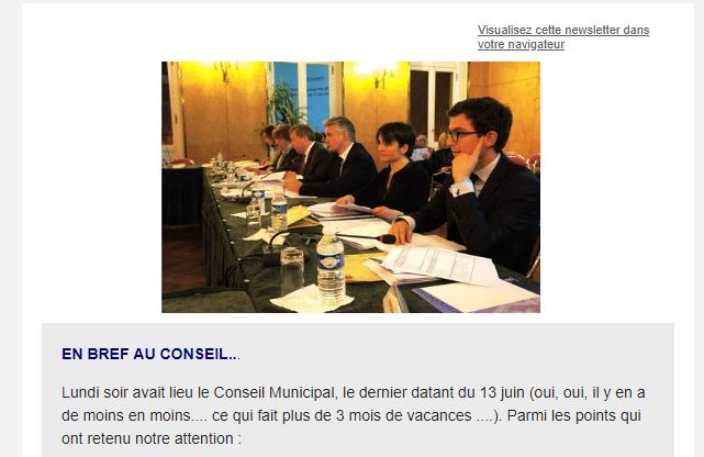 Lettre d’information sept. 2018 : Vélib’, Mercredi à la Faisanderie (vidéo), St Louis, Hippodrome de la Solle, Conseil Municipal… Lettre d’information sept. 2018 : Vélib’, Mercredi à la Faisanderie (vidéo), St Louis, Hippodrome de la Solle, Conseil Municipal…