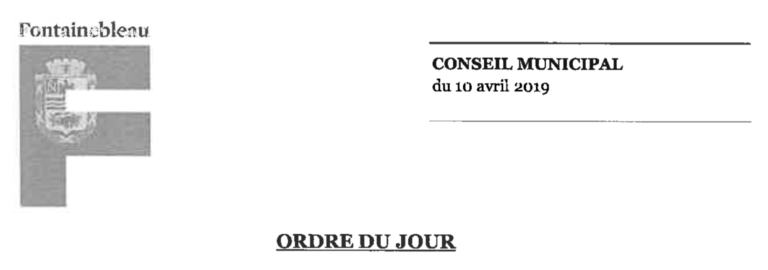 Retour sur le Conseil Municipal du 10 avril 2019