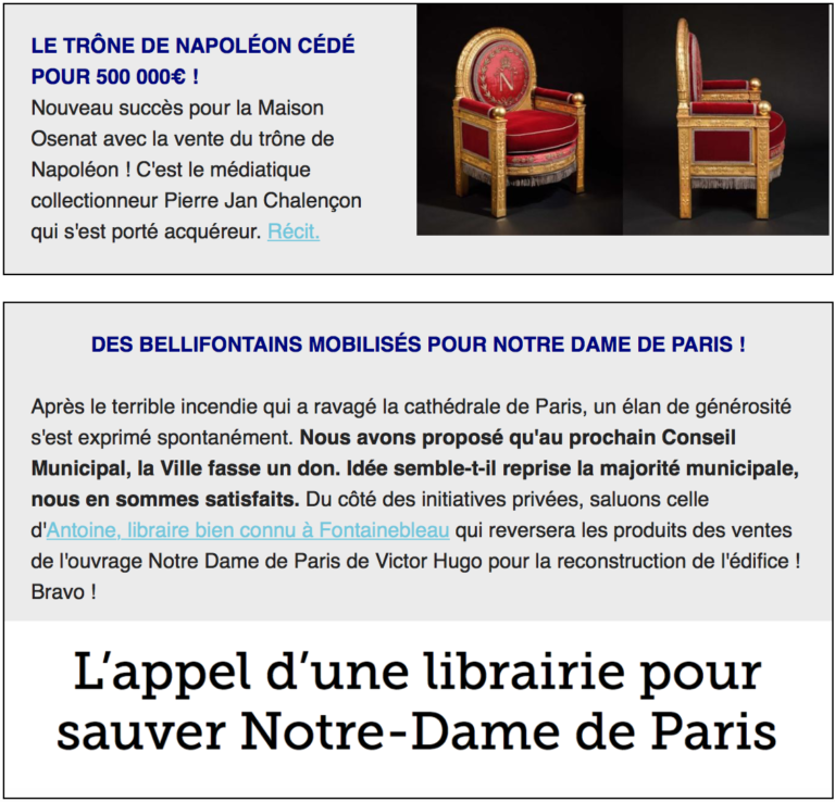 Lettre d’information avril 2019