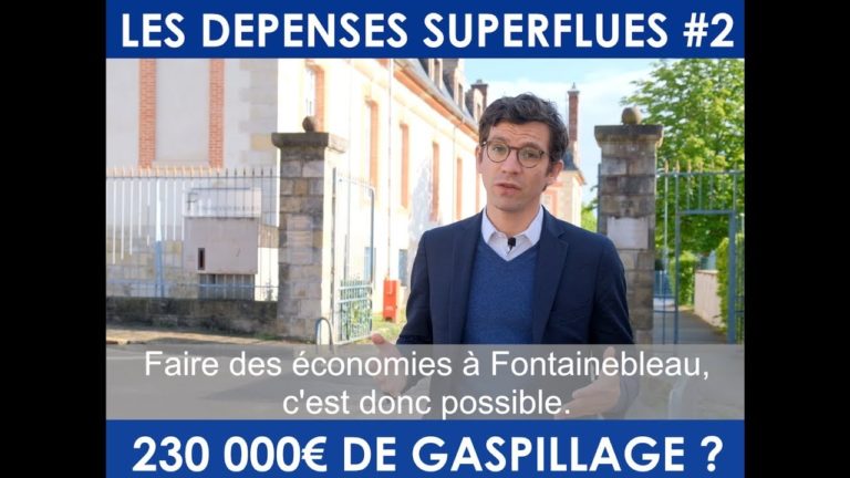 Actus de Bleau #19 : 230 000€ de dépenses inutiles l’an dernier ?