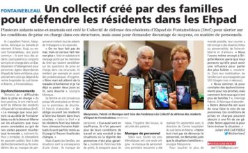 Rencontre avec le collectif des résidents de l’EPHAD de Fontainebleau