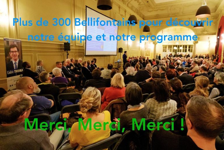 Plus de 300 Bellifontains pour la présentation de notre programme ! Plus de 300 Bellifontains pour la présentation de notre programme !