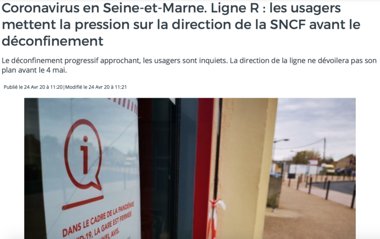 Mobilisé pour une reprise des transports en commun dans de bonnes conditions ! Mobilisé pour une reprise des transports en commun dans de bonnes conditions !