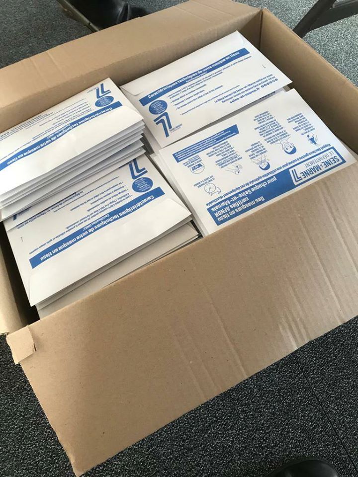 Les masques du Département à la Mairie depuis 10 jours : distribuons les ! Les masques du Département à la Mairie depuis 10 jours : distribuons les !