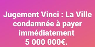 Jugement Vinci : 5M€ de condamnation !