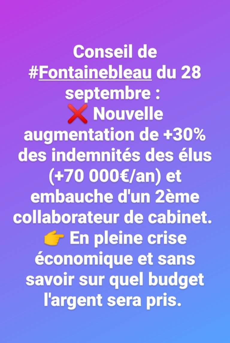 Au Conseil municipal du 28 septembre…