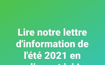 Lettre d’information été 2021