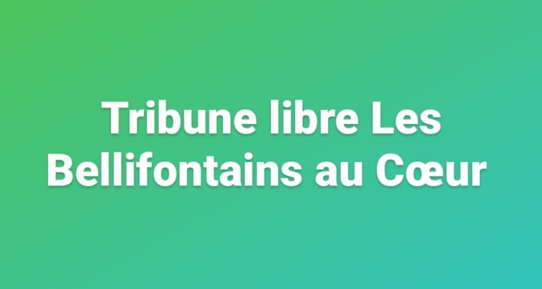 Tribune libre septembre 2021