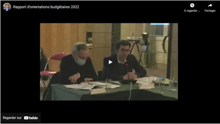 Orientations budgétaires pour 2022, des dépenses courantes en très forte hausse !