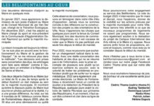 Tribune libre janvier – février 2022