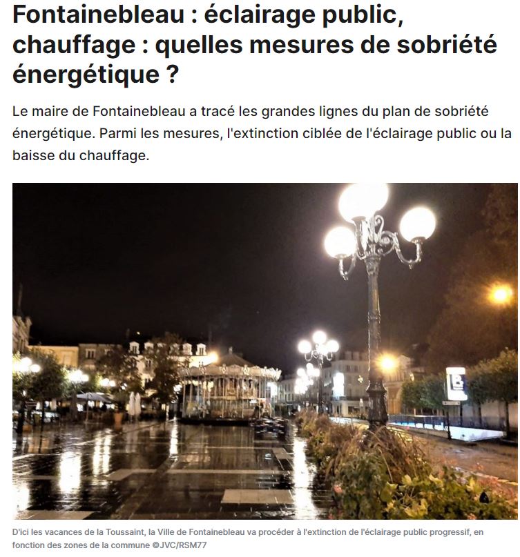 Plan de sobriété énergétique ou plan d’économies ?