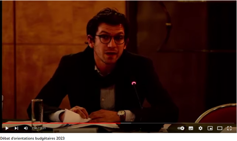 Conseil municipal du 13 février 2023