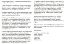 Tribune libre septembre 2023