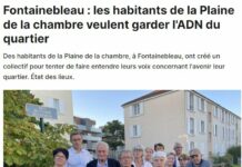 Le Collectif de la Plaine de la Chambre à fond contre le béton