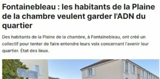 Le Collectif de la Plaine de la Chambre à fond contre le béton