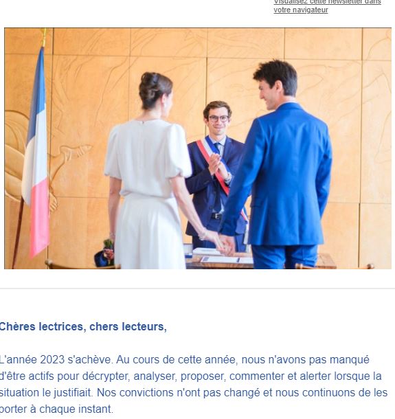 Lettre d’information décembre 2023