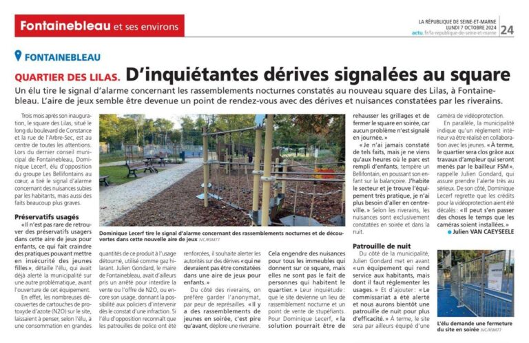 Tranquillité publique : l’exemple des Lilas