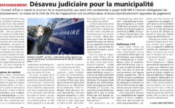 Vinci : Condamnation définitive par le Conseil d’Etat